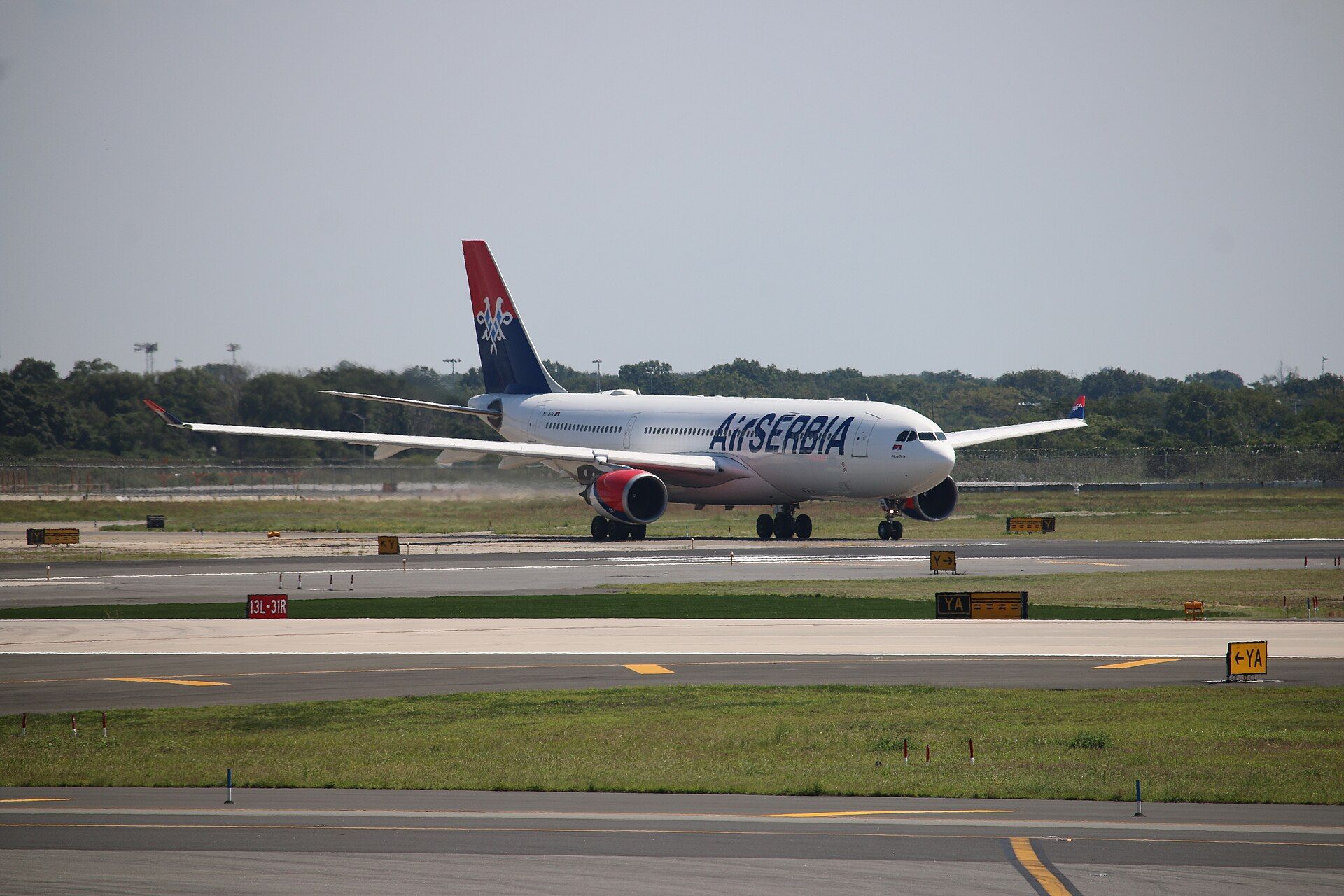 Air Serbia Airbus A330-200 at John F. Kennedy International Airport
